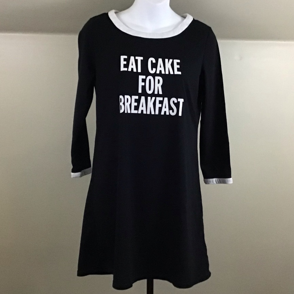 Kate Spade Sleep Shirt Eat Cake for Breakfast Sz S